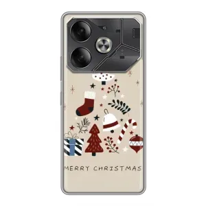 Рождественские, Праздничные Чехлы для Техно Пова 6 (Merry Christmas)
