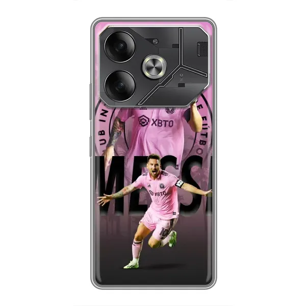 Чехол с принтом «Messi Miami» для TECNO Pova 6