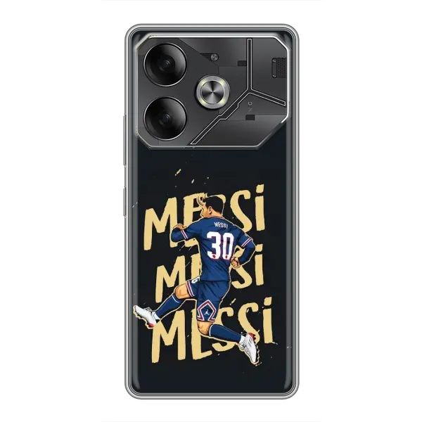 Чехол с принтом «Messi ПСЖ» для TECNO Pova 6