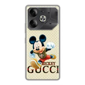 Чехол Disney Mouse Tecno Pova 6 (PREMIUMPrint) (Mikki Gucci)