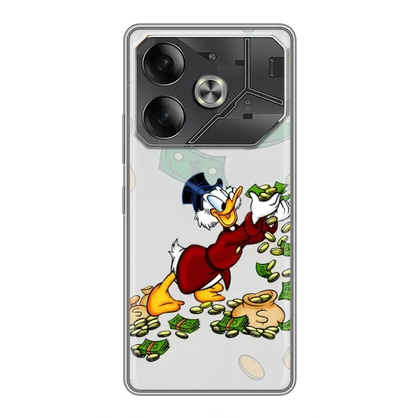 Чехол с принтом «Money» для TECNO Pova 6