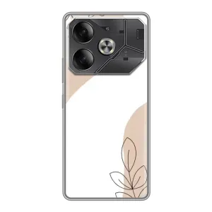 Чехол с принтом «Нюдовая веточка абстракция» для TECNO Pova 6