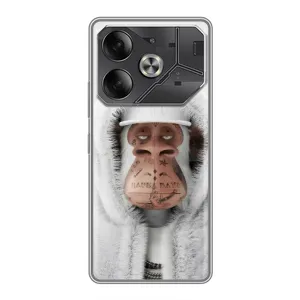 Чехлы с Обезьянами NFT для Tecno Pova 6 (AlphaPrint) (обезьяна NFT в тату)