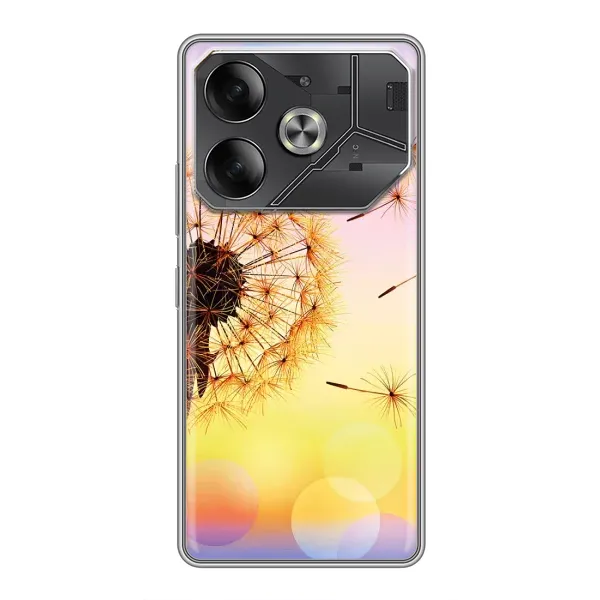 Чохол з принтом «Кульбабка» для TECNO Pova 6