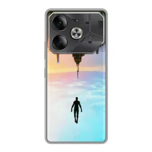Чохол з людиною павуком для Tecno Pova 6 - (AlphaPrint) (Людина павук)