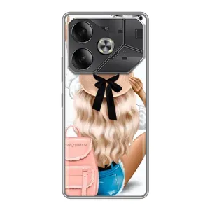 Чехол с печатью для Tecno Pova 6 - (Мода) (AlphaPrint) (Путешествие)