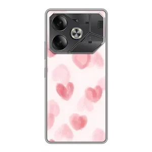 Чехол с розовым рисунком для Tecno Pova 6