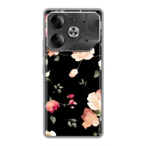 Чехлы с Цветами для Tecno Pova 6 (VPrint) (Розочки)