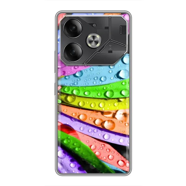 Чехол с принтом «Семицветик» для TECNO Pova 6