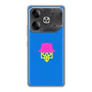 Чехлы для Tecno Pova 6 Укр. Символика (AlphaPrint) (Шапка на гербу)