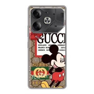 Чехол Disney Mouse Tecno Pova 6 (PREMIUMPrint) (Стильный Микки)