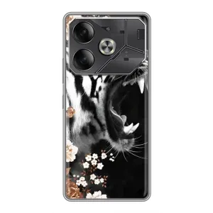 Чехлы с картинками животных Tecno Pova 6 (Стильный ТИГР)