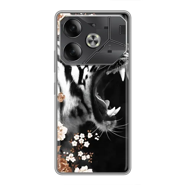 Чехол с принтом «Стильный ТИГР» для TECNO Pova 6