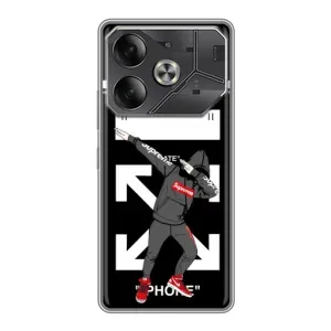 Чехол для Tecno Pova 6 с картинкой Supreme (AlphaPrint)
