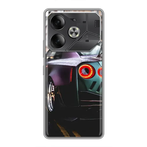 Чехол с принтом «Тачка» для TECNO Pova 6