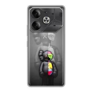 Чехлы для Tecno Pova 6 - Bearbrick Louis Vuitton (PREMIUMPrint) (Тело Bearbrick)