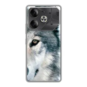Чехлы с картинками животных Tecno Pova 6 (Волк)
