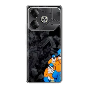 Чехлы с крутыми принтами для Tecno Pova 6 - (PREMIUMPrint) (Воры)