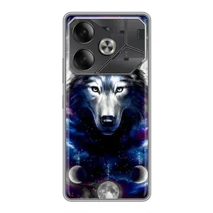 Защитные чехлы для Техно Пова 6 (AlphaPrint) (ХИТ продаж) ВОЛК (Волк)