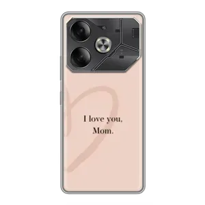 Чехлы для мамы на Tecno Pova 6 (Сердце маме)