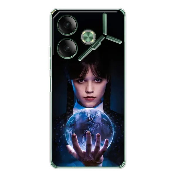 Чохол з принтом «Магічна сфера Венздей» для TECNO Pova 7 5G