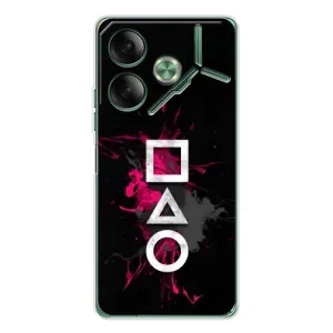 Чохол з принтом «Символи Гра кальмара» для TECNO Pova 7 5G