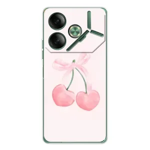 Чохол з принтом «Рожеві вишні» для TECNO Pova 7 5G