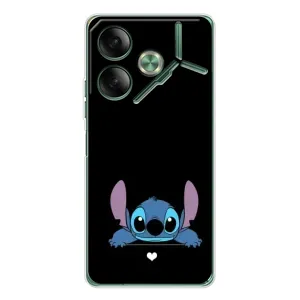 Чохол з принтом «Стіч на чорному» для TECNO Pova 7 5G