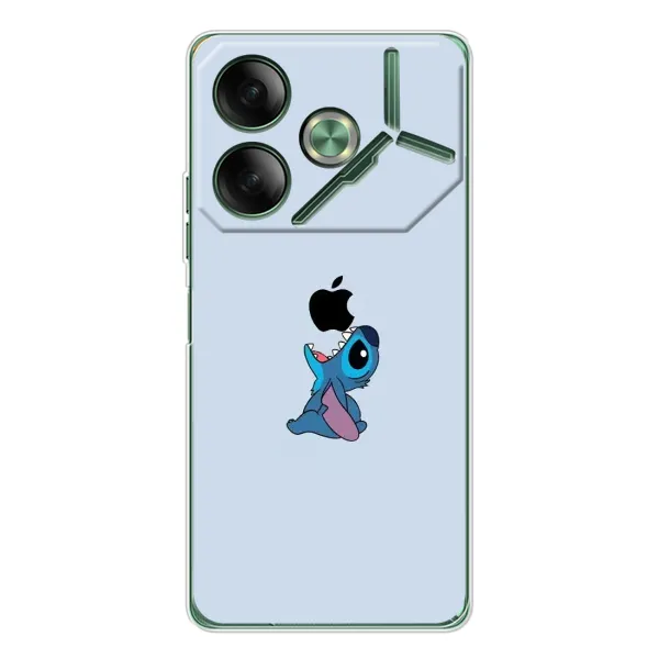 Чохол з принтом «Stitch apple» для TECNO Pova 7 5G