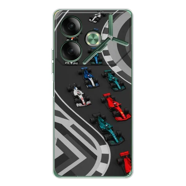 Чохол з принтом «Траса Ф1» для TECNO Pova 7 5G Чохол з принтом «Траса Ф1» для TECNO Pova 7 5G