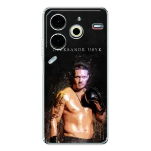 Чохол з картинкою Олександр Усик для Tecno Pova 7 Pro (Боксер Олександр Усик)