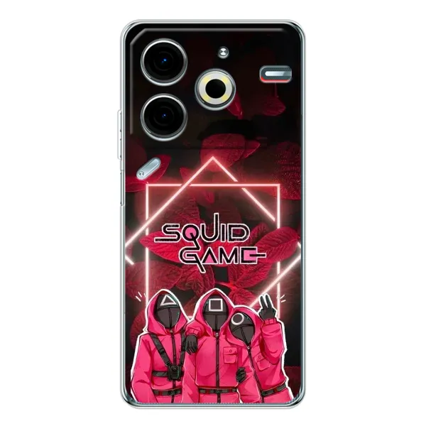 Чохол з принтом «Охоронці Гра кальмара» для TECNO Pova 7 Pro