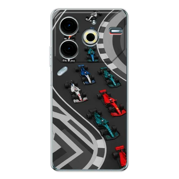 Чехол с принтом «Трасса Ф1» для TECNO Pova 7 Pro