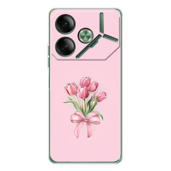 Чехол с принтом «Букет цветов» для TECNO Pova 7 Ultra