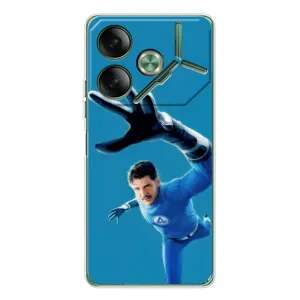 Чехол с принтом Фантастическая четверка для Tecno Pova 7 Ultra (Мистер Фантастик супергерой)
