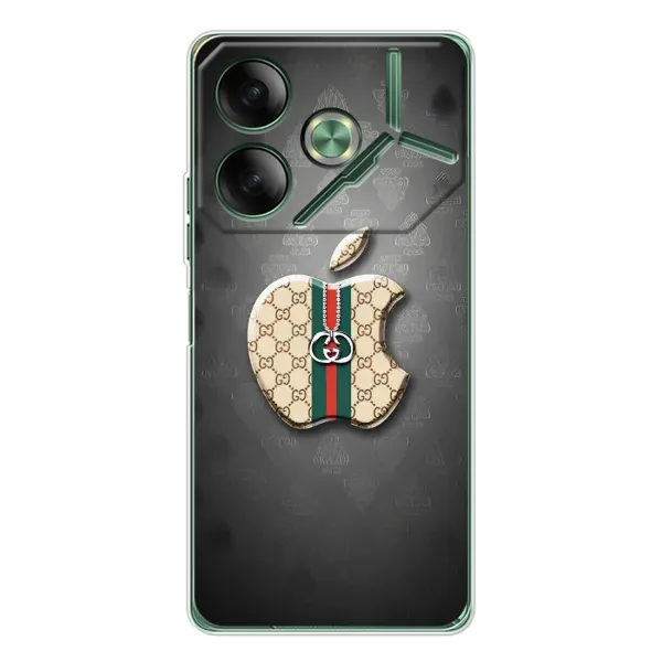 Чохол з принтом «Apple gucci» для TECNO Pova 7