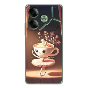 Чохол з принтом «Балерина капучина» для TECNO Pova 7