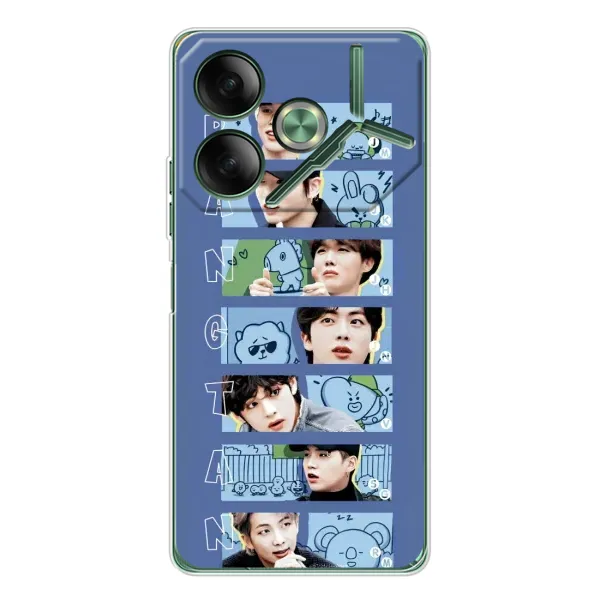 Чехол с принтом «Bangtan» для TECNO Pova 7