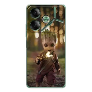 Чехол МАРВЕЛ для Пова 7 (AlphaPrint) (I am Groot)