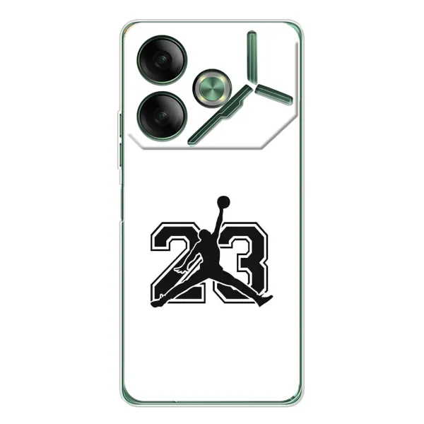 Чехол с принтом «Jordan 23» для TECNO Pova 7
