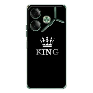 Чехол с принтом «KING» для TECNO Pova 7