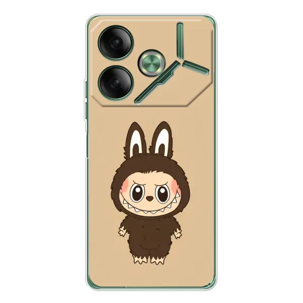 Чохол з принтом «Bored Ape в червоному» для TECNO Pova 7 Чохол з принтом «Bored Ape в червоному» для TECNO Pova 7
