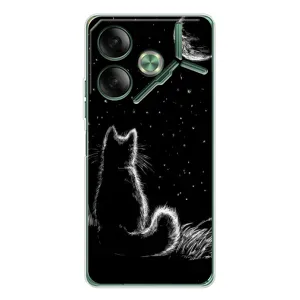 Чехол с принтом для Tecno Pova 7 (AlphaPrint) Модные коты