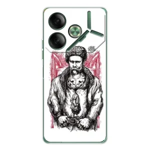 Чохли для Tecno Pova 7 с принтом Тараса Шевченко (AlphaPrint) (Козак Шевченко)