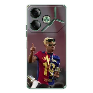 Чехол с футболистом Ламин Ямаль Tecno Pova 7