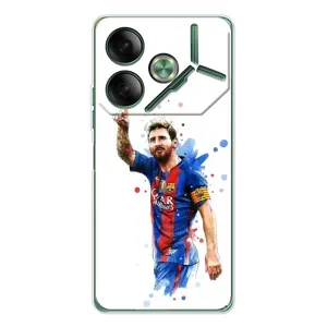 Чехлы Месси для Tecno Pova 7 (AlphaPrint) (Лео Месси)
