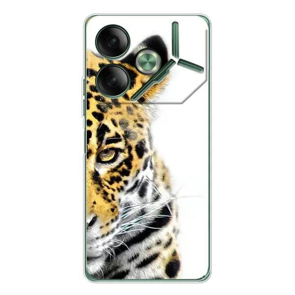 Чехол с принтом «Леопард» для TECNO Pova 7