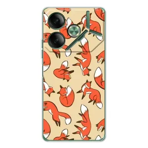 Чохли з картинкою Лисичка для Tecno Pova 7 (VPrint) (Лисички)