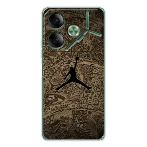 Чехлы для Tecno Pova 7 - с картинкой JORDAN (AlphaPrint)