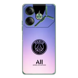 Чохли PSG для Tecno Pova 7 (AlphaPrint) (лого PSG)